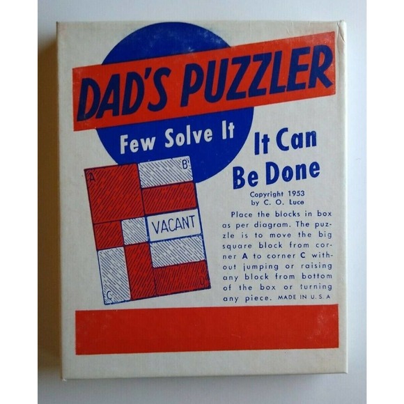 Dad's Root Beer Puzzler Game Promo In Box Original 1953 Advertising NOS Puzzle - Picture 1 of 6